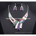 Square Stein Schmuck Set / Mode Halskette Set (XJW13204)